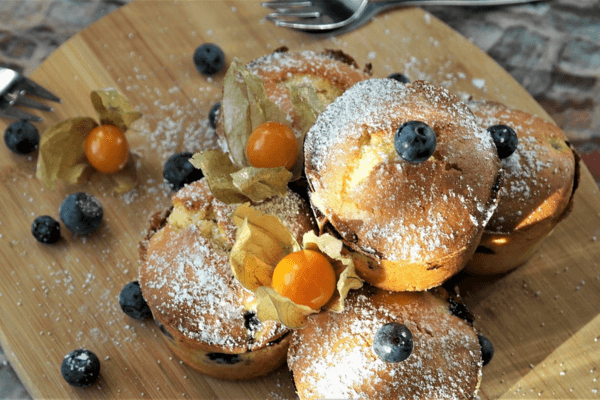 Muffins de Blueberry